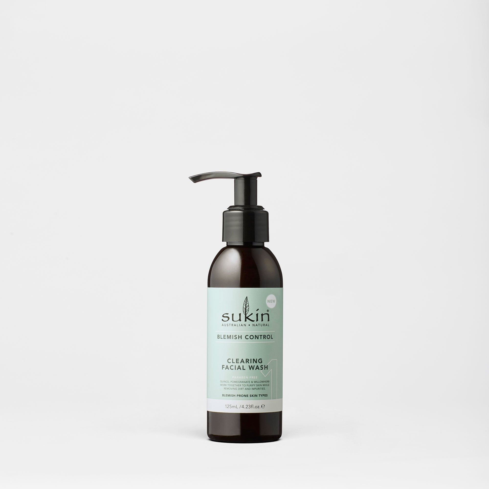 Sukin Natural Clearing Facial Wash | Blemish Control 125ml