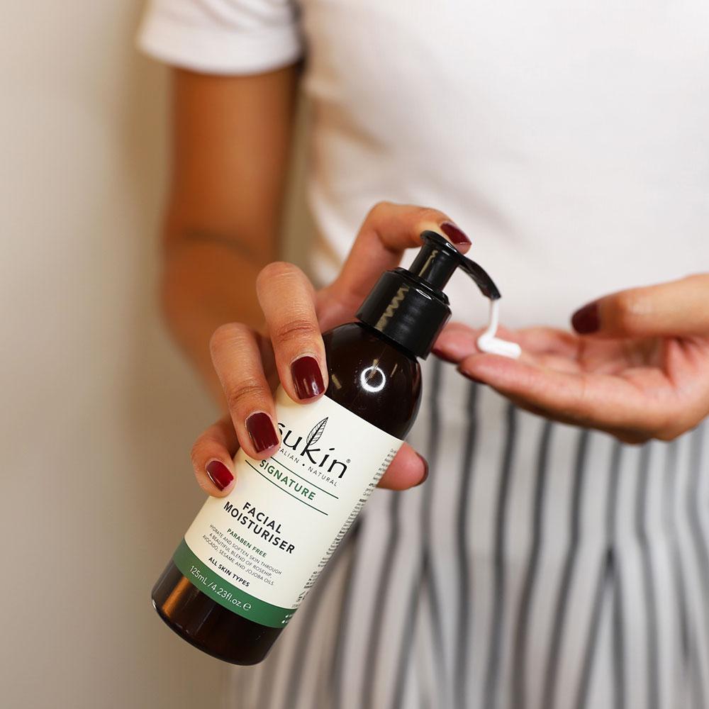 Sukin Natural Facial Moisturiser Pump | Signature 125ml