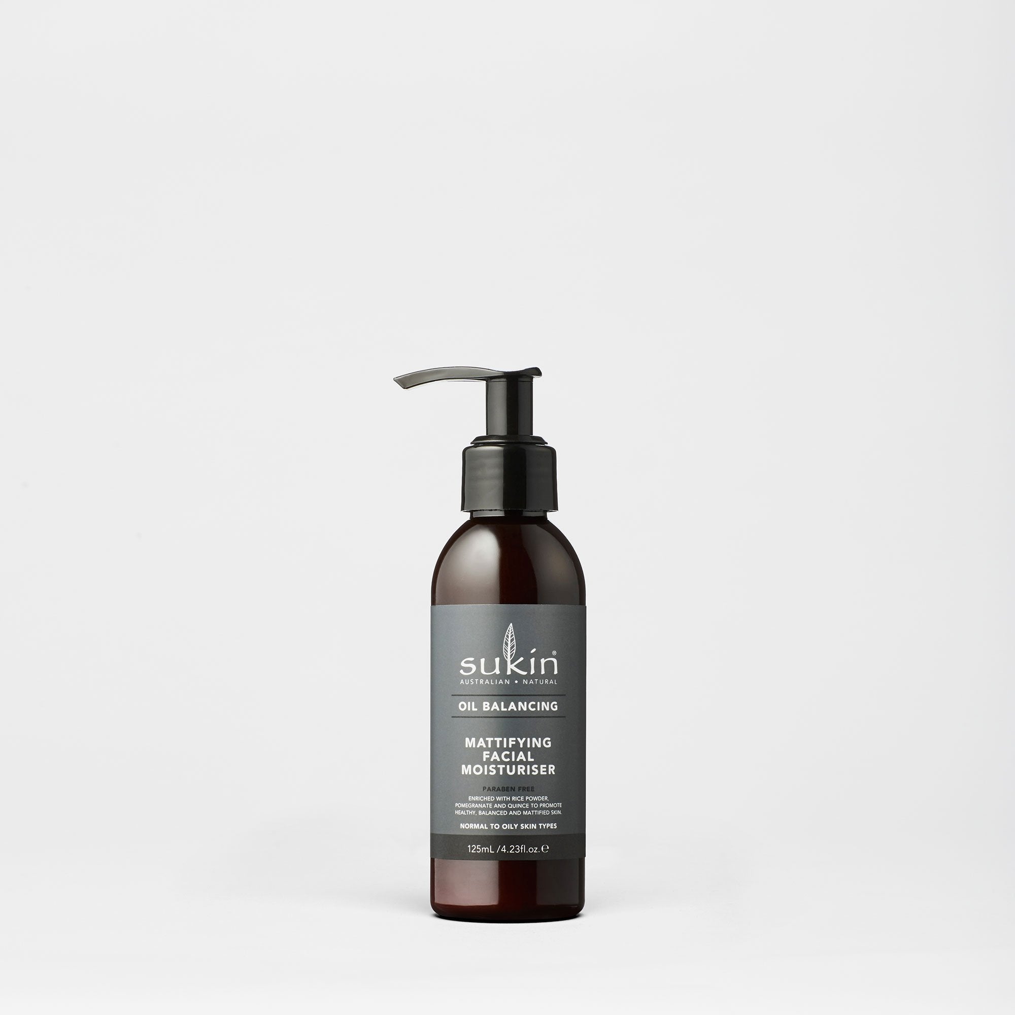 Sukin Natural Mattifying Facial Moisturiser | Oil Balancing 125ml