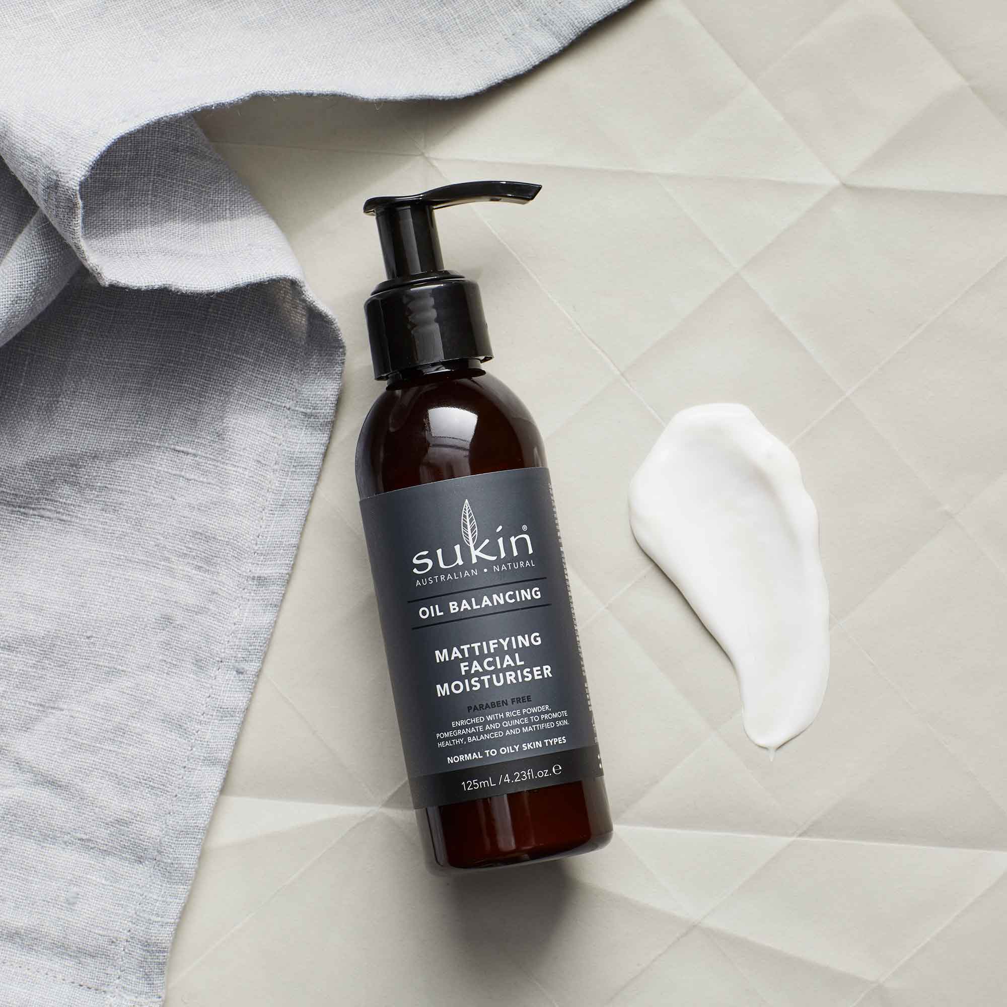 Sukin Natural Mattifying Facial Moisturiser | Oil Balancing 125ml