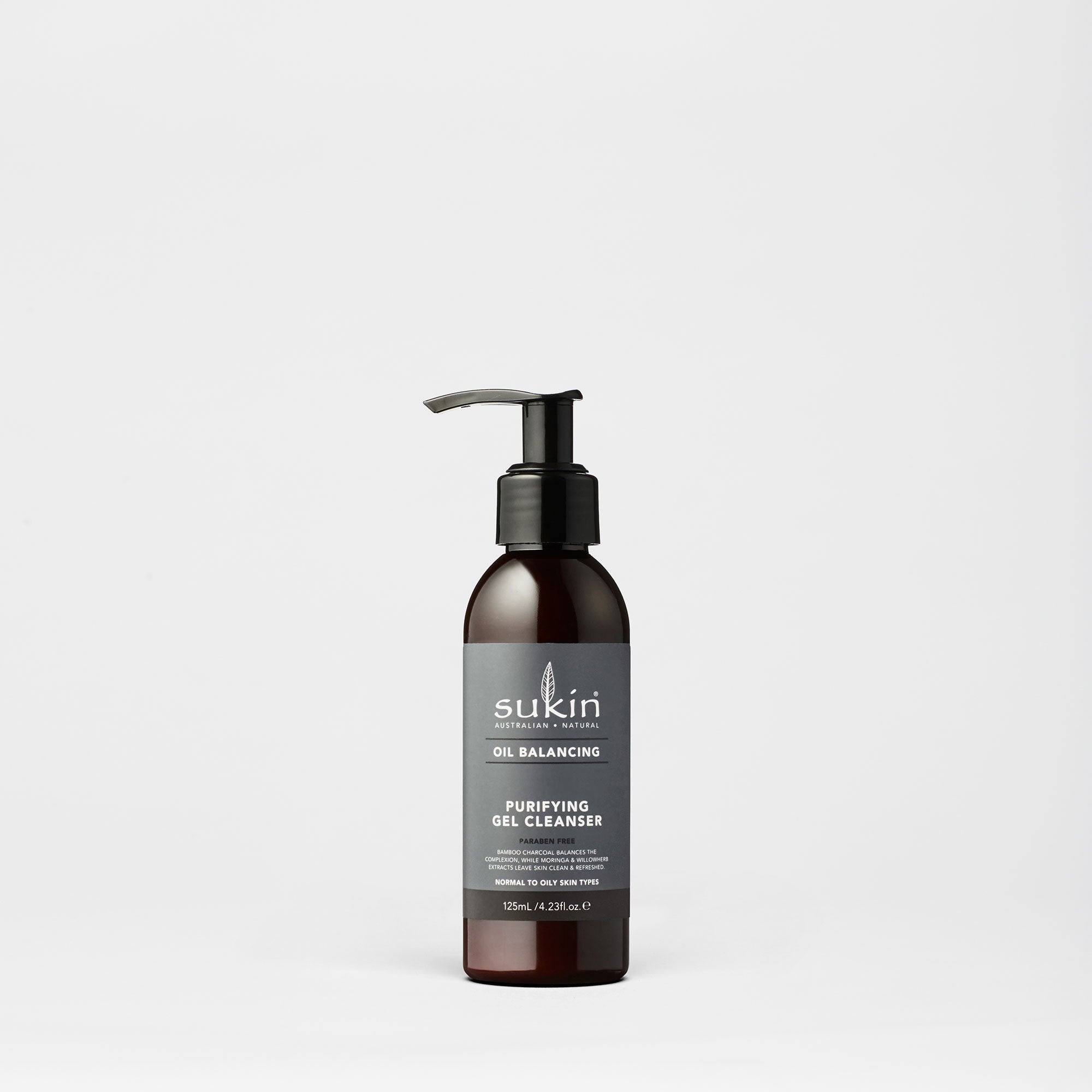 Sukin Natural Purifying Gel Cleanser | Oil Balancing 125ml