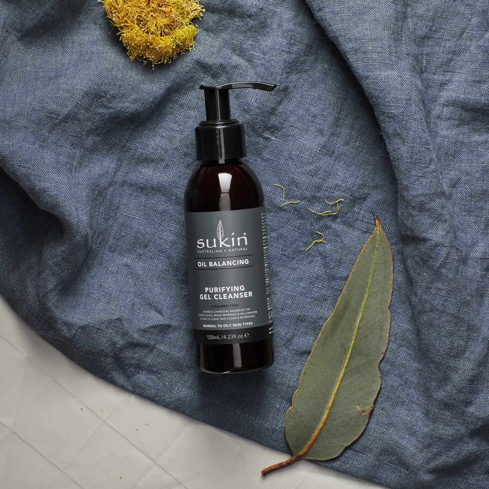 Sukin Natural Purifying Gel Cleanser | Oil Balancing 125ml
