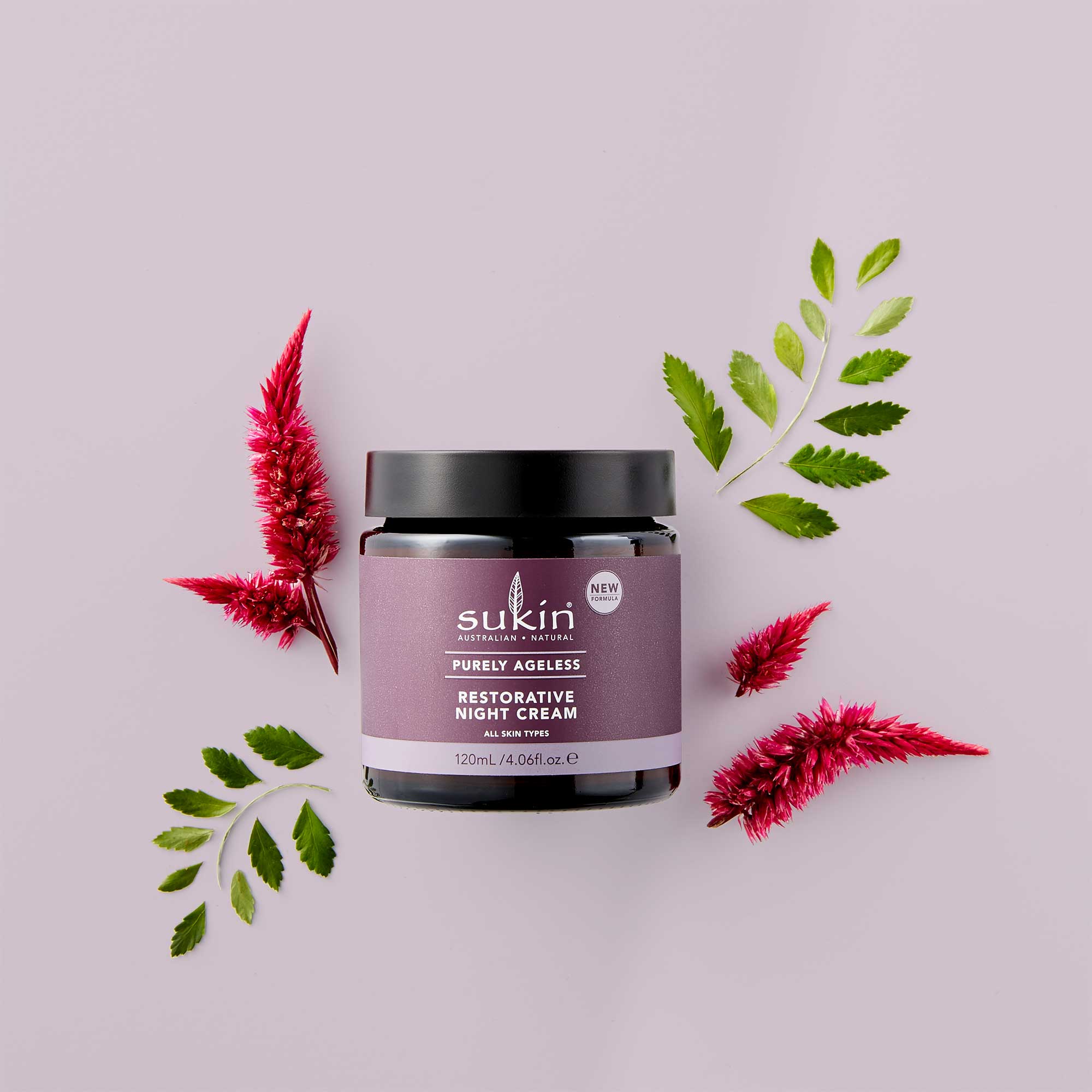 Sukin Natural Restorative Night Cream | Purely Ageless 120ml