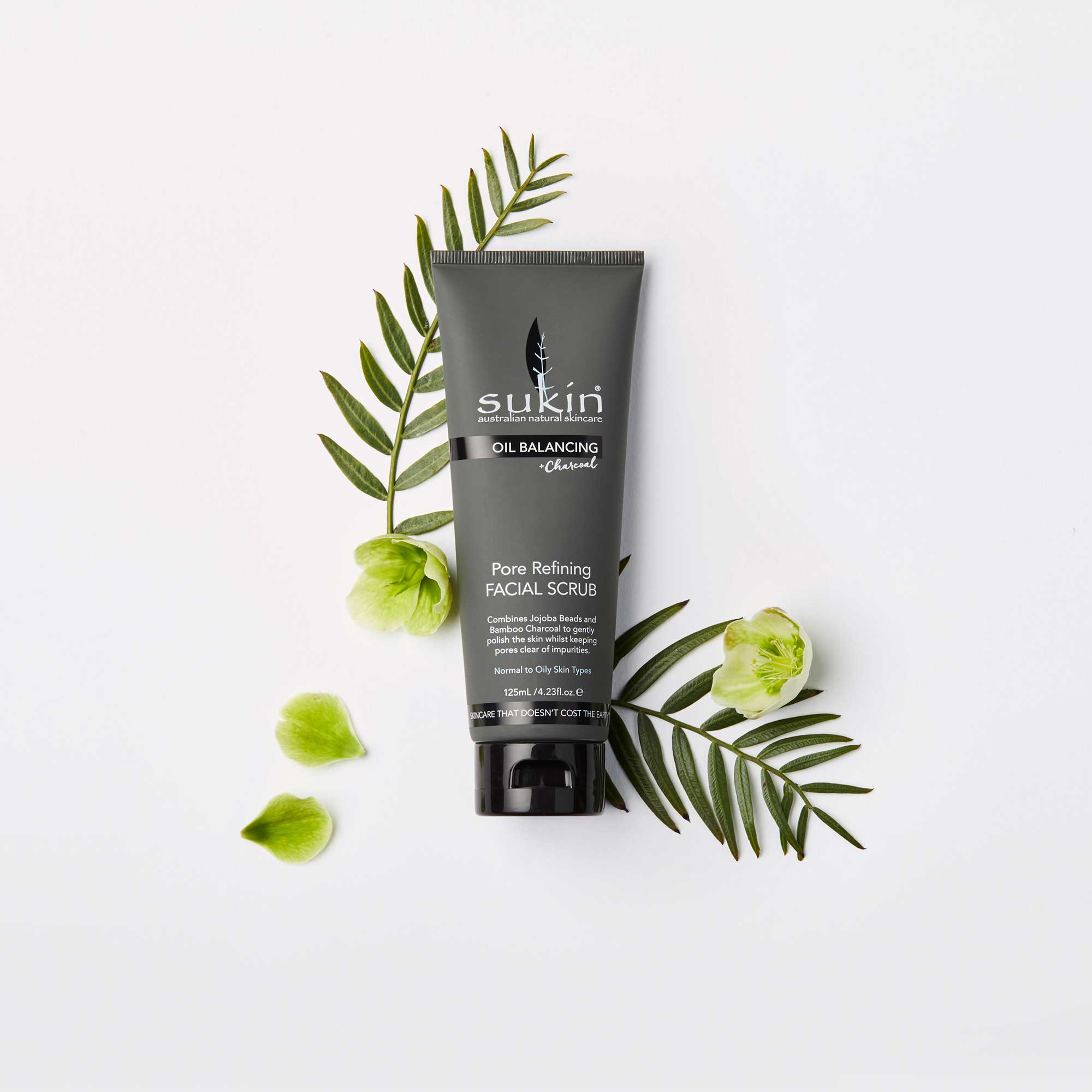 Sukin Natural Pore Refining Facial Scrub | Oil Balancing 125ml