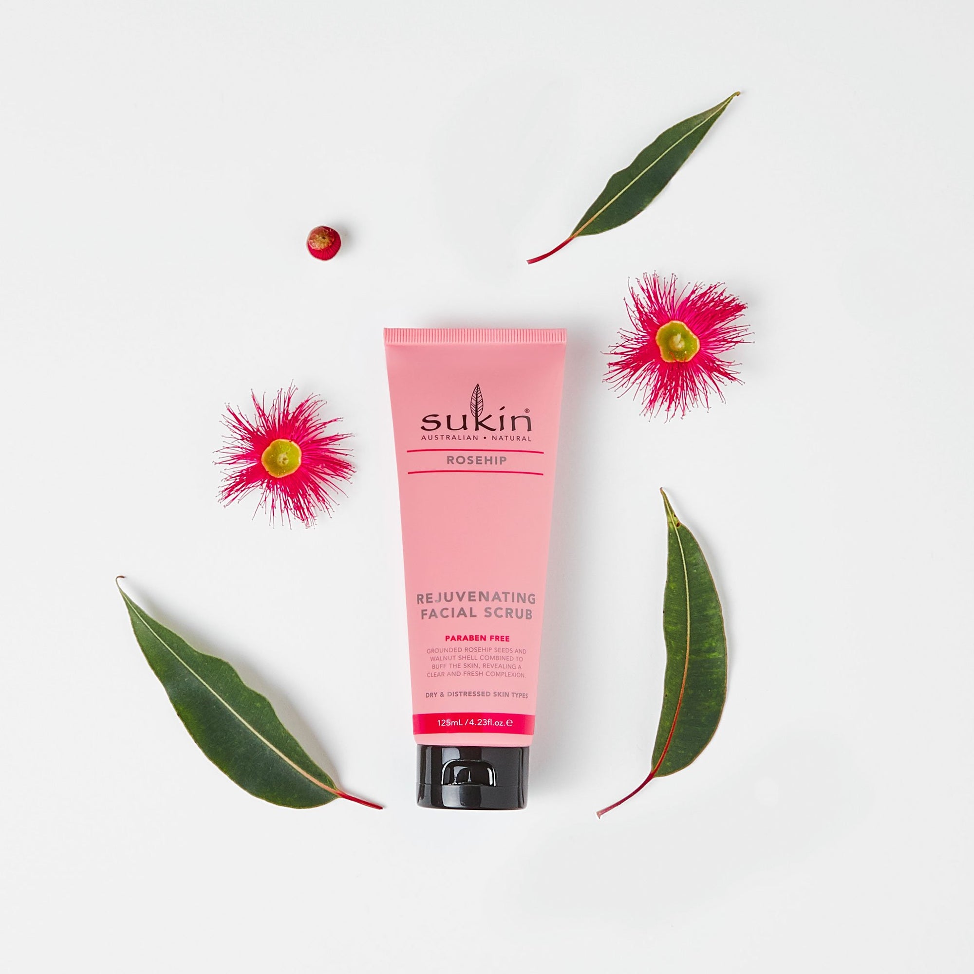 Sukin Natural Rejuvenating Facial Scrub | Rosehip 125ml