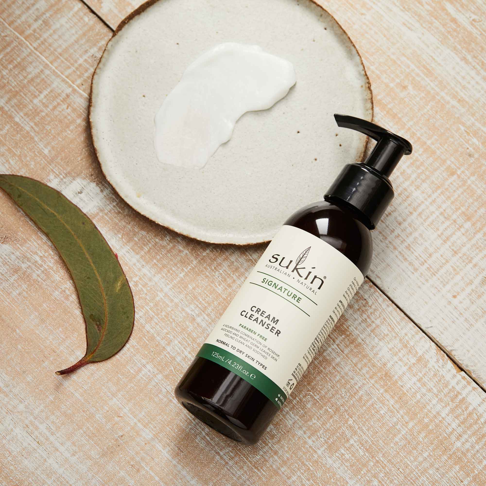 Sukin Natural Cream Cleanser Pump | Signature 125ml