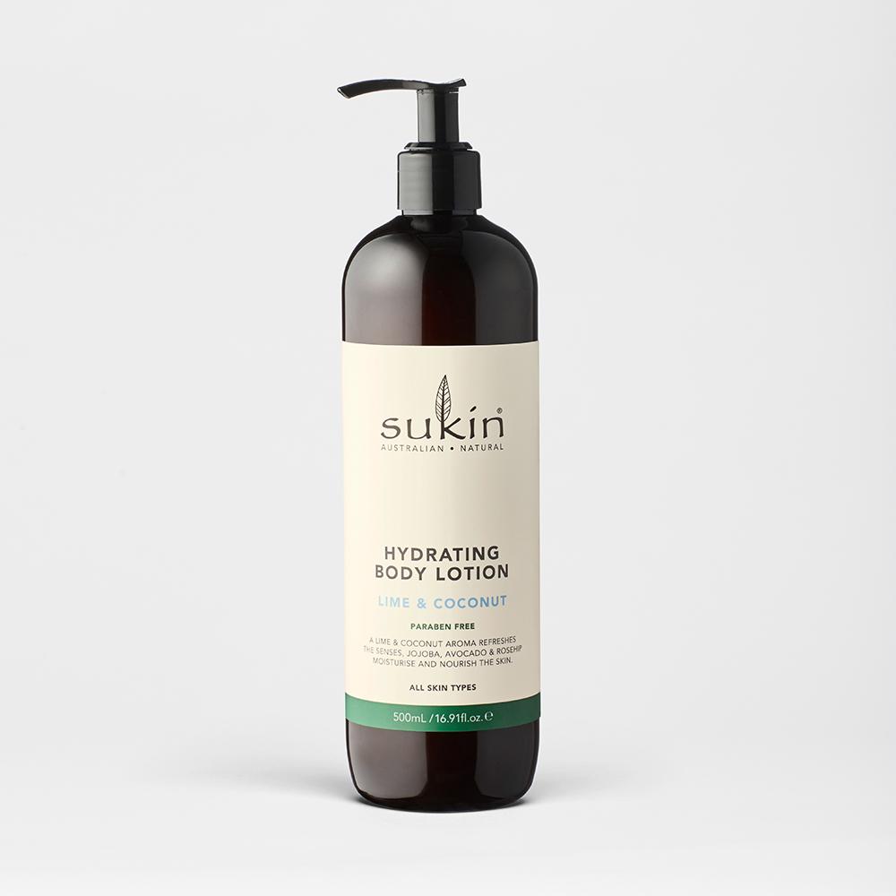 Sukin Natural Hydrating Body Lotion | Lime & Coconut 500ml
