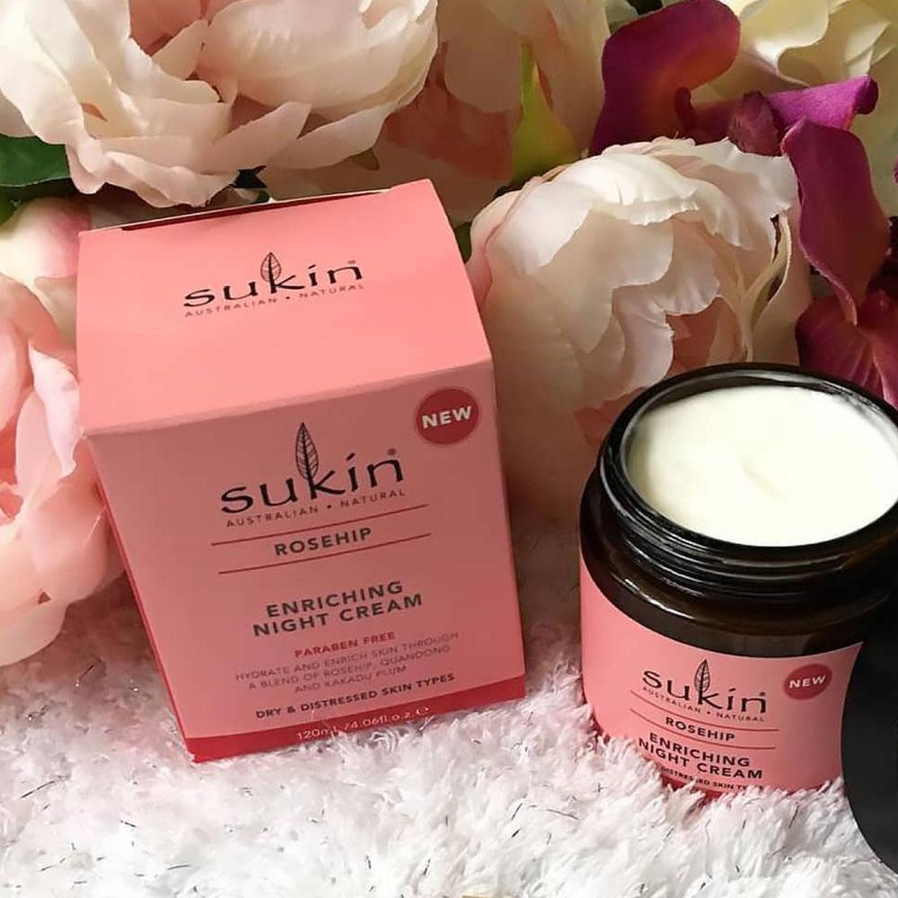 Sukin Natural Enriching Night Cream | Rosehip 120ml
