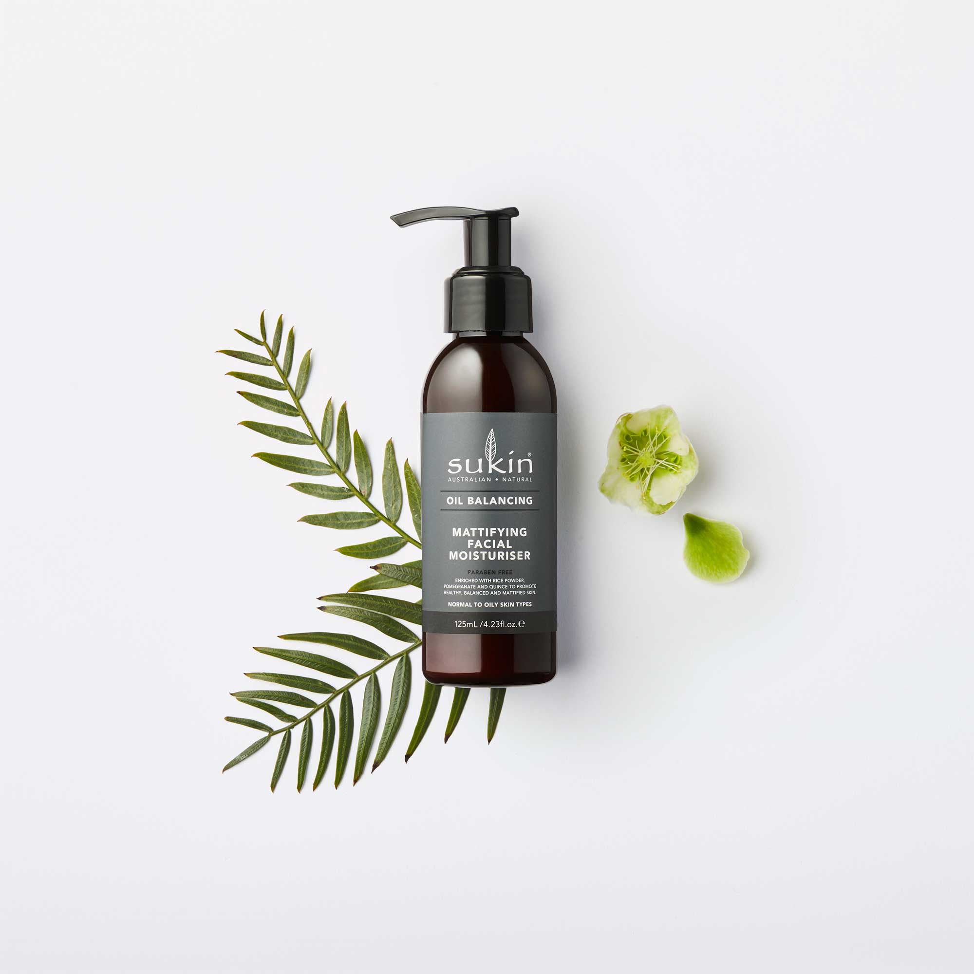 Sukin Natural Mattifying Facial Moisturiser | Oil Balancing 125ml